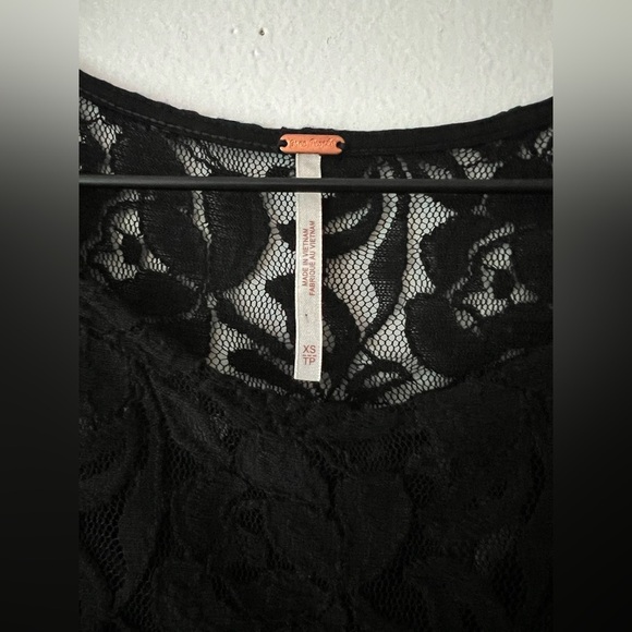 Free People Black Lace Fit and Flare Dress - Picture 4 of 4